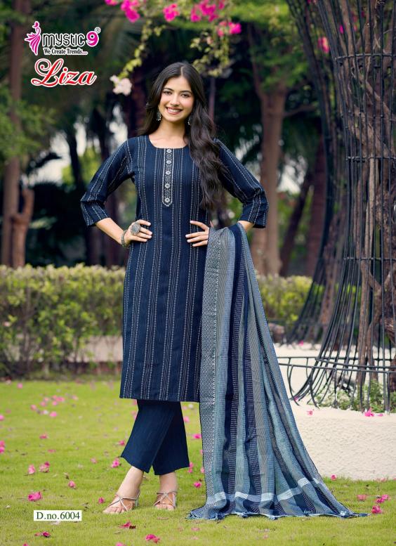 Mystic9 liza vol 6 cotton kurti wholesaler